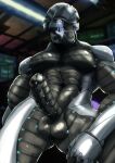  abs absurd_res android balls destiny_(video_game) erection exo foreskin genitals glowing glowing_eyes hi_res humanoid_genitalia humanoid_penis inside lazlowo looking_at_viewer machine male muscular muscular_male navel nude penis presenting presenting_penis retracted_foreskin robot solo uncut urethra 