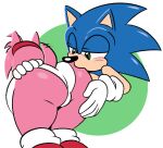  amy_rose animated anthro bent_over blue_body blue_fur blush butt clothing duo eulipotyphlan female fur gloves green_eyes hand_on_butt handwear hedgehog hyoumaru kissing kissing_ass male male/female mammal pink_body pink_fur rear_view sega short_playtime simple_background sonic_the_hedgehog sonic_the_hedgehog_(series) tailwag underwear white_background 