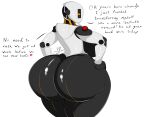  &lt;3 absurd_res android anthro bedroom_eyes big_butt bubble_butt butt butt_focus chrisbmonkey curvaceous curvy_figure curvy_hips dialogue english_text female glados hand_on_hip hi_res huge_butt humanoid invalid_tag looking_at_viewer looking_back machine mature_female narrowed_eyes overweight plump_ass portal_(series) presenting presenting_hindquarters robot robot_humanoid seductive teasing text thick_ass thick_legs thick_thighs valve valve_(company) video_games voluptuous wide_hips 