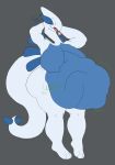  2021 abdominal_bulge absurd_res anthro belly big_belly big_breasts big_butt blue_body breasts breath butt choker choker_only dated death digestion eyes_closed female hands_behind_head hi_res huff huge_breasts jewelry legendary_pok&eacute;mon lugia meme necklace necklace_only nintendo non-mammal_breasts nude oral_vore overweight pok&eacute;mon pok&eacute;mon_(species) rumbling_stomach signature simple_background snekkobean solo standing thick_thighs until_it_snaps video_games vore white_body 