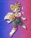  alternate_costume anthro blush bodysuit breasts canid canine clothing clothing_swap crossgender embarrassed exposed exposed_breasts female fox fur mammal miles_prower mtf_crossgender multicolored_body multicolored_fur nipple_slip nipples rubber rubber_suit rvlis sega skinsuit solo sonic_the_hedgehog_(series) tight_clothing two_tone_body two_tone_fur wardrobe_malfunction white_body white_fur yellow_body yellow_fur 