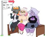  absurd_res amethyst_(steven_universe) animal_humanoid big_breasts breast_squish breasts cartoon_network cephalopod cephalopod_humanoid cleavage_cutout english_text featureless_breasts fellatio_gesture female gem_(species) gesture grin group hi_res huge_breasts humanoid humanoid_pointy_ears imp inkling manog70 marine marine_humanoid midna mollusk mollusk_humanoid nintendo pearl_(splatoon) pseudo_hair short_stack simple_background sitting smile splatoon squid_humanoid squish steven_universe suggestive suggestive_gesture tentacle_hair tentacles text the_legend_of_zelda thick_thighs tongue tongue_out twili twilight_princess video_games white_background wide_hips 