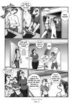  amon_(atrolux) anthro atrolux comic english_text female gynomorph_(lore) hi_res kyra_(atrolux) male male/female monique_(atrolux) monochrome mother mother_and_child mother_and_son parent parent_and_child reptile scalie snake son speech_bubble text 