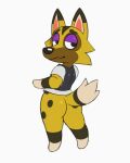  2020 4:5 acstlu animal_crossing anthro biped bottomless butt canid canine canis clothed clothing digital_media_(artwork) fur hi_res kyle_(animal_crossing) male mammal nintendo rear_view solo video_games wolf 