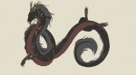  2021 absurd_res ambiguous_gender asian_mythology claws digital_media_(artwork) dragon east_asian_mythology eastern_dragon feral ferrety-lixciaa grey_hair hair hi_res horn male mythology solo 