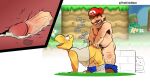  absurd_res all_fours anal anal_orgasm anal_penetration anthro anus armpit_hair balls bareback blush bodily_fluids body_hair chest_hair clothed clothing cum cum_inside dialogue doggystyle duo footwear from_behind_position genital_fluids genitals hi_res human koopa koopa_troopa male male/male mammal mario mario_bros nintendo open_mouth pants_down partially_clothed penetration pubes reptile scalie sex shirt simple_background socks tank_top text thekinkybear topwear turtle video_games 
