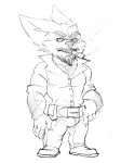  2018 4_fingers alternate_version_at_source anthro arm_hair beard belt big_ears big_muscles big_pecs black_and_white body_hair bottomwear bristol cheek_tuft chest_hair chin_tuft cigar_in_mouth claws clothed clothed_anthro clothed_male clothing digital_media_(artwork) dress_shirt ear_tuft ears_back eyebrows facial_hair facial_tuft fan_character fingers fluffy_ears footwear front_view full-length_portrait fully_clothed fully_clothed_anthro fully_clothed_male head_tuft humanoid_hands league_of_legends looking_aside looking_away magnus_(bristol) male male_anthro mammal manly monochrome muscular muscular_anthro muscular_male mustache pants pecs pivoted_ears portrait riot_games shirt shoes short_anthro short_male simple_background sketch smoke smoking smoking_cigar solo standing thick_eyebrows topwear tuft video_games white_background yordle 