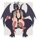  2_penises animal_genitalia animal_penis anthro big_breasts big_nipples black_dragon_(dnd) blush bodily_fluids breasts canid canine clothed clothed_sex clothing double_penetration dragon dragon_(dnd) dungeons_and_dragons duo female fox genital_fluids genitals hasbro hemipenes hi_res larger_male love male male/female mammal multi_genitalia multi_penis muscular muscular_male nipples one-piece_swimsuit paige_(inkay) penetration penis precum sex size_difference smaller_female snackcracker swimwear thrar&#039;ixauth wings wizards_of_the_coast 
