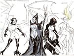  banshee dungeons_and_dragons lich lvl9drow vampire wraith 