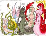  dungeons_and_dragons lvl9drow medusa mermaid mythology naga salamander siren 