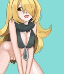  bottomless breasts cleavage cynthia lowres pokemon pussy shirona_(pokemon) uncensored 