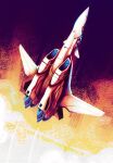  aircraft airplane airplane_wing english_commentary explosion fighter_jet flying from_below highres jet macross macross_plus mecha military military_vehicle no_humans roundel science_fiction strictly_mecha u.n._spacy variable_fighter yf-19 