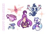  :d alternate_color artsy-rc closed_mouth commentary dreepy english_commentary english_text froslass gourgeist happy_halloween highres open_mouth phantump pokemon pokemon_(creature) rotom rotom_(normal) shiny_pokemon sinistea smile sparkle white_background 