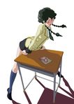  arm_support artist_request ashford_academy_uniform black_hair blazer blue_legwear blush braid breasts buttons closed_eyes clothed_masturbation code_geass collared_shirt crotch_rub desk emblem euphemia_li_britannia from_side full_body glasses hair_over_shoulder implied_yuri indoors jacket kneehighs leaning_forward legs_apart long_hair long_sleeves masturbation miniskirt moaning necktie nina_einstein open_mouth pencil_skirt photo_(object) purple_hair raised_eyebrows school_desk school_uniform shadow shirt shoes simple_background skirt small_breasts solo sweat table table_sex tiptoes twin_braids white_background wince 