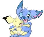  crossover disney lilo_and_stitch pichu pokemon stitch 