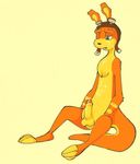  balls cum daxter jak_and_daxter male ottsel penis plain_background solo unknown_artist white_background 