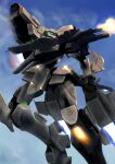  f-15_actv_active_eagle flying gun highres hiwa_industry holding holding_gun holding_weapon looking_to_the_side mecha muvluv muvluv_alternative muvluv_total_eclipse no_humans science_fiction sky solo tactical_surface_fighter thrusters visor weapon 