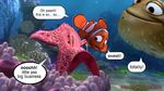  bloat disney finding_nemo nemo peach_the_starfish pixar 