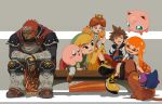  :d assemblerones blonde_hair blue_eyes brown_hair calligraphy_brush dark_skin dog_(duck_hunt) duck_(duck_hunt) duck_hunt earrings fang fangs fingerless_gloves flower_earrings ganondorf gerudo gloves hood inkling jewelry jigglypuff kingdom_hearts kingdom_hearts_i kirby kirby_(series) link long_hair looking_at_another looking_at_viewer mario_(series) multiple_boys multiple_girls necklace open_mouth paintbrush pikachu pointy_ears pokemon pokemon_(creature) princess_daisy red_hair short_hair sitting smile sora_(kingdom_hearts) spiked_hair splatoon_(series) splatoon_1 squid super_smash_bros. teeth tentacle_hair the_legend_of_zelda the_legend_of_zelda:_ocarina_of_time the_legend_of_zelda:_the_wind_waker toon_link 