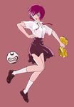  2006_fifa_world_cup artist_request ayanami_rei ball highres neon_genesis_evangelion soccer_ball solo teamgeist world_cup 