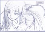  code_geass monochrome ochiai_hitomi sketch viletta_nu 