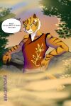 absurd_res anthro asian_clothing chinese_clothing clothing dreamworks east_asian_clothing evolucifer felid female hi_res kung_fu_panda mammal master_tigress pantherine solo tiger