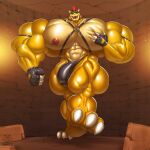 2024 abs anthro areola armband barazoku barefoot bedroom_eyes biceps big_areola big_bulge big_muscles big_nipples big_pecs bowser bracelet bulge claws clothed clothing collar deltoids detailed_bulge dungeon eyebrows feet fingerless_gloves front_view genital_outline gloves hair handwear harness hi_res horn huge_bulge huge_muscles huge_pecs huge_thighs hyper hyper_bulge hyper_muscles hyper_pecs inside jewelry koopa leather leather_daddy looking_at_viewer low-angle_view male mario_bros muscular narrowed_eyes navel nintendo nipple_piercing nipple_ring nipples non-mammal_nipples obliques open_mouth open_smile pec_grab pec_squeeze pec_squish pecs penis_outline piercing quads regnar ring_piercing rock scalie seductive serratus small_head smile solo spiked_armband spiked_bracelet spiked_collar spikes squish standing teeth thick_thighs thong tight_clothing tongue topless topless_anthro topless_male triceps underwear walking watermark