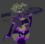 animatronic anthro big_breasts breasts chain clothing collar cryptiacurves ear_piercing female five_nights_at_freddy&#039;s five_nights_at_freddy&#039;s_3 hi_res jacket lagomorph leporid machine mammal piercing rabbit robot scottgames skull_accessory smoke smoke_from_mouth solo spiked_collar spikes springtrap_(fnaf) topwear
