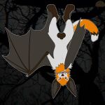 &lt;3 anatomically_correct anatomically_correct_genitalia anatomically_correct_penis animal_genitalia animal_penis anthro bat bat_ears bat_penis bat_wings brown_body brown_eyes brown_fur bumblebee_creations claws detailed_background dipstick_tail evil_face evil_grin fangs flaccid flat_colors fluffy_chest fur genitals glowing glowing_eyes halloween hanging_from_branch heart_nose hi_res holidays jack_desmodus looking_at_viewer male mammal markings membrane_(anatomy) membranous_wings multicolored_body multicolored_fur multicolored_tail neck_tuft nude orange_body orange_fur patagium paws penis pose ruff sharp_fangs sharp_teeth smile solo tail tail_markings tasteful_nudity teeth toe_claws tongue tuft watermark white_body white_fur wings yellow_sclera