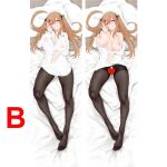  1girl bangs bed black_bow blush bow breasts censored girls&#039;_frontline grin hair_between_eyes hair_bow hair_ornament hairclip hand_on_own_stomach heart heart_censor large_breasts legs long_hair long_sleeves looking_at_viewer lying nipples no_bra no_scar on_back on_bed pantyhose pillow pink_eyes qi_yuan_zhi_yu seductive_smile see-through shirt smile solo teeth torn_clothes torn_legwear twintails ump9_(girls&#039;_frontline) white_shirt 
