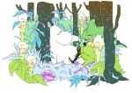 2015 anthro digital_media_(artwork) duo eyes_closed grass human male mammal moomin moomintroll nature pixel_(artwork) plant snufkin the_moomins tree