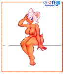  absurd_res anthro areola bat big_breasts blue_eyeshadow boligonautas breasts eyelashes eyeshadow female fur green_eyes hi_res looking_at_viewer makeup mammal nipples nude orange_areola orange_body orange_fur orange_nipples rouge_the_bat sega simple_background sitting smile solo sonic_the_hedgehog_(series) thick_thighs white_background white_body white_fur wide_hips 