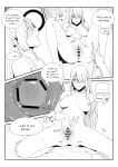  2girls ak-15_(girls&#039;_frontline) bar_censor blush breasts broken censored completely_nude female_pubic_hair girls&#039;_frontline greyscale highres hitachi_magic_wand huqu large_breasts long_hair medium_hair monochrome multiple_girls nipples nude object_insertion on_bed open_mouth parted_lips pubic_hair pussy pussy_juice rpk-16_(girls&#039;_frontline) sex_toy sitting spread_pussy usb vaginal vaginal_object_insertion vibrator wide-eyed yuri 