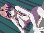  animated animated_gif breasts censored cowgirl_position dutch_angle girl_on_top houya_yukitoshi large_breasts long_hair lowres nipples nude reversible sex solo_focus straddling yoshimori_misaki 