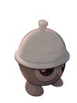  acorn black_eyes commentary_request highres looking_at_viewer no_humans pokemon pokemon_(creature) ruinai seedot simple_background solo standing white_background 