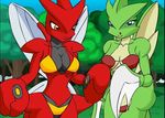  bikini furry pokemon scizor scyther swimsuit wings 