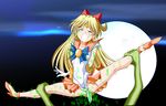  aino_minako bishoujo_senshi_sailor_moon blonde_hair breasts bug butterfly insect medium_breasts multiple_girls nipples open_mouth panties panty_pull solo_focus split spread_legs underwear yuri 