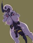  absol absurd_res big_breasts black_body black_fur breast_smother breasts busty_feral duo eeveelution female female_penetrated feral fur hi_res male male/female male_penetrating male_penetrating_female mohurin nintendo penetration pok&eacute;mon pok&eacute;mon_(species) smothering umbreon video_games white_body white_fur 