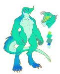 alpha_channel anthro guiche_piercing local_cannibal male muscular muscular_male open_mouth piercing reptile scalie snake solo 