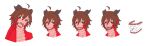  ahoge animal_humanoid black_claws black_horn brown_eyes brown_hair claws dragon dragon_humanoid dragon_wings fangs finger_in_mouth gums hair hi_res horn humanoid humanoid_pointy_ears madiblitz model_sheet nude open_mouth pupils red_body red_scales scales scalie scalie_humanoid sharp_teeth short_hair simple_background slit_pupils solo teeth teeth_showing tongue white_background wings wyvern wyvern_humanoid 