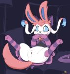  anus clothed clothed_feral clothing digital_media_(artwork) dizzy_(goldenautilus) eeveelution female feral genitals goldenautilus hi_res mismagius nintendo pixel_(artwork) pok&eacute;mon pok&eacute;mon_(species) presenting presenting_pussy pussy spread_legs spreading sylveon video_games 