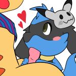  &lt;3 1:1 alpha_channel anthro duo erection fellatio genitals hugo_the_riolu looking_up male male/male nintendo oral penile penis pikachu pok&eacute;mon pok&eacute;mon_(species) quentinmimikyu riolu sex sparky_the_chu_(character) sucking video_games 