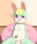  animal_crossing balls blush bodily_fluids cum erection genital_fluids genitals hi_res male nintendo penis sasha_(animal_crossing) simple_background smile solo video_games 