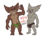  2018 3_toes 4_fingers abs age_difference anthro anthro_on_anthro arm_tuft athletic athletic_anthro athletic_male barefoot belly big_biceps big_calves big_muscles big_pecs big_quads black_text blind_eye briefs_only bristol brown_arms brown_belly brown_body brown_briefs brown_chest brown_claws brown_ears brown_eyebrows brown_eyes brown_face brown_feet brown_fingers brown_fur brown_hands brown_inner_ear brown_legs brown_markings brown_neck brown_pubes brown_toes cheek_tuft chin_tuft claws clothed clothed_anthro clothed_male clothing colored deltoids digital_drawing_(artwork) digital_media_(artwork) dipstick_ears duo ear_markings ear_piercing ear_tuft elbow_tufts english_text eye_contact eye_scar eyebrows facial_markings facial_scar facial_tuft feet fingers flaccid flat_colors fluffy fluffy_ears front_view full-length_portrait fur genitals green_briefs green_eyes grey_nose half-closed_eyes hand_on_leg happy head_markings humanoid_feet humanoid_genitalia humanoid_hands humanoid_penis ineffective_clothing kled_(lol) league_of_legends looking_aside looking_at_another looking_at_partner male male/male male_anthro mammal markings multicolored_ears muscle_size_difference muscular muscular_anthro muscular_male narrowed_eyes navel nipples obliques old_anthro old_male older_anthro older_male open_mouth open_smile partially_clothed partially_clothed_anthro partially_clothed_male patreon_username pecs penis penis_base piercing pink_mouth pink_nipples pink_nose pink_penis pink_tongue plantigrade portrait raised_hand red_text riot_games scar serratus sharp_teeth short_anthro short_male simple_background skimpy slightly_chubby slightly_chubby_anthro slightly_chubby_male smile standing teeth text toes tongue topless topless_anthro topless_male tuft two_tone_ears undressing url video_games white_arms white_background white_beard white_belly white_body white_chest white_claws white_ears white_face white_feet white_fingers white_fur white_hands white_inner_ear white_legs white_toes yordle younger_anthro younger_male ziggs_(lol) 