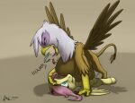  2020 abdominal_bulge ambiguous_gender ambiguous_prey avian beak bird_feet burping doesnotexist equid equine eyes_closed female female_pred feral feral_pred fluttershy_(mlp) friendship_is_magic gilda_(mlp) gryphon hasbro hooves mammal my_little_pony mythological_avian mythology pegasus rainbow_dash_(mlp) same_size_vore vore wings 