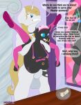  anal anthro arthropod body_swap changeling dialogue english_text equid equine female friendship_is_magic full_nelson hasbro hi_res horn latex mammal my_little_pony nude pdude piercing text unicorn 