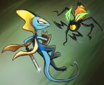  anthro arthropod duo feral fight hi_res inteleon male melee_weapon nexeron nintendo pok&eacute;mon pok&eacute;mon_(species) scalie shield sword the_legend_of_zelda video_games weapon wind_waker 