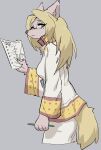  anthro blonde_hair border_collie canid canine canis collie cyberconnect2 domestic_dog eyewear female glasses green_eyes hair herding_dog hi_res holding_object kemono little_tail_bronx looking_at_viewer mammal merveille_million pastoral_dog pencil_(disambiguation) sheepdog side_view solatorobo solo sususuigi video_games 