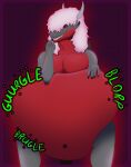  after_vore ambiguous_gender ambiguous_prey anthro belly big_belly digestion dragon hair hi_res male male_pred oral scalie size_difference solo sounds the_ember theember vore western_dragon 