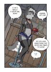 canid canine canis chastity_cage chastity_device clothed clothing collar crossdressing domestic_dog english_text girly good_girl hi_res humanoid husdur husky mammal nordic_sled_dog solo solo_focus spitz text 